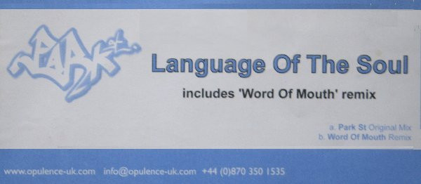 Park Street - Language Of The Soul | Opulent Grooves (OPG 001) - 3