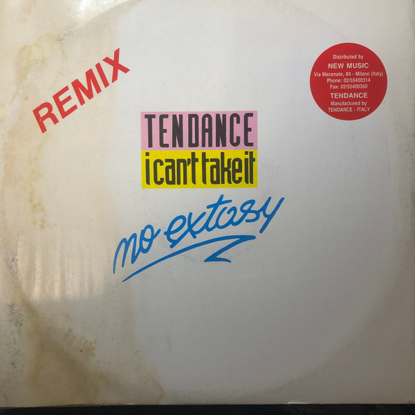 Tendance - I Can't Take It (Remix) | TENDANCE Records (10 DANCE 990)