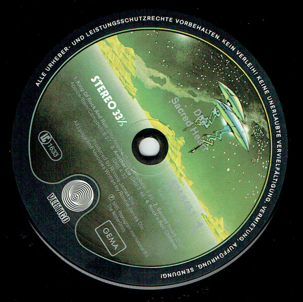 Dio - Sacred Heart | Vertigo (824 848-1Q) - 2 Dio - Sacred Heart | Vertigo (824 848-1Q) - 2