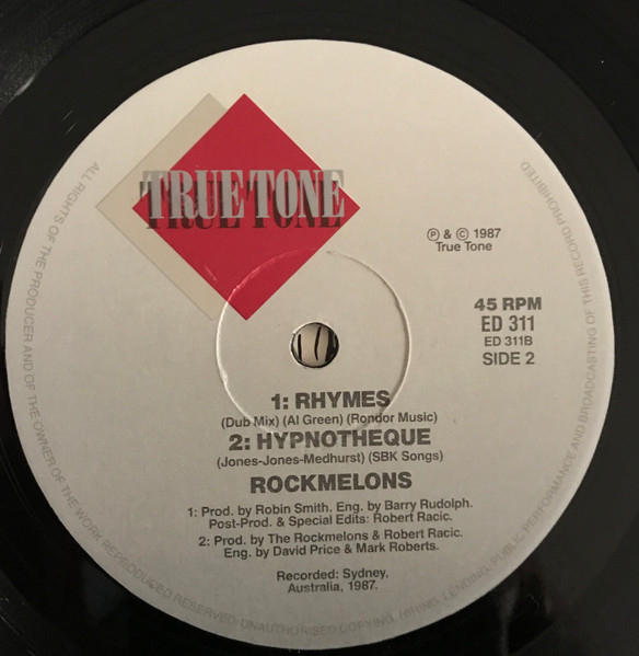 The Rockmelons - Rhymes | Truetone Records (ED 311) - 3