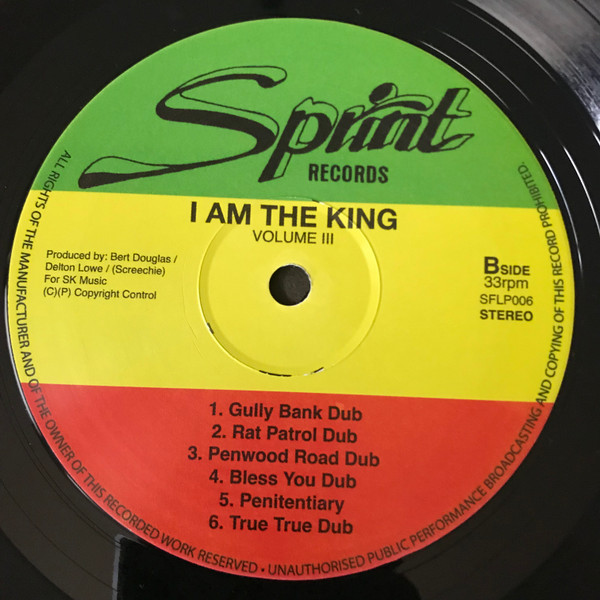 King Tubby - I Am The King Volume III | Sprint Records (SFLP006) - 4