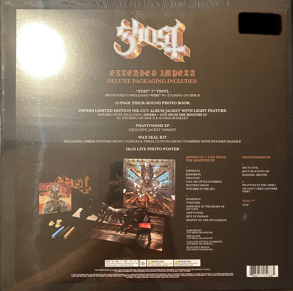 Ghost - Extended Impera (3LP + 7" - Deluxe Boxset Collector's Edition) [Vinyl] | Loma Vista (LVR02968) - 4