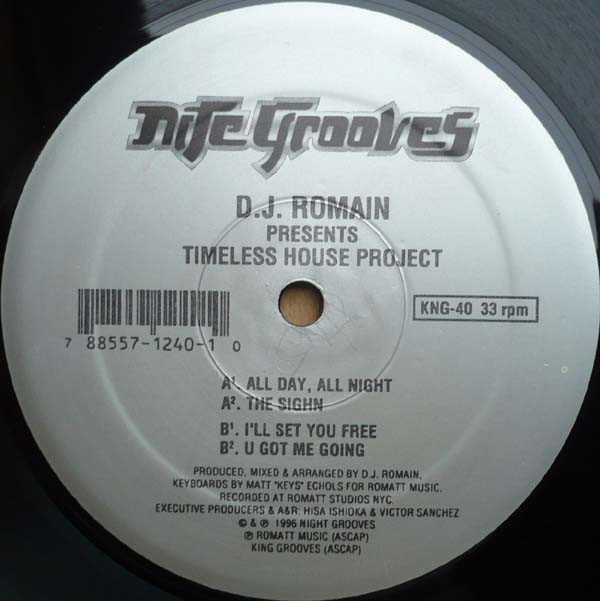 D.J. Romain - Timeless House Project | Nite Grooves (KNG-40) D.J. Romain - Timeless House Project | Nite Grooves (KNG-40)