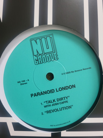 Paranoid London - Talk Dirty | Nu Groove Records (NG 168) - 2