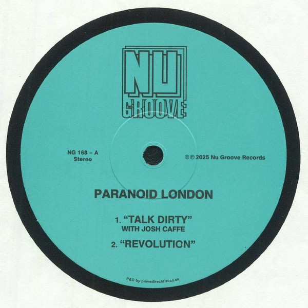 Paranoid London - Talk Dirty | Nu Groove Records (NG 168)