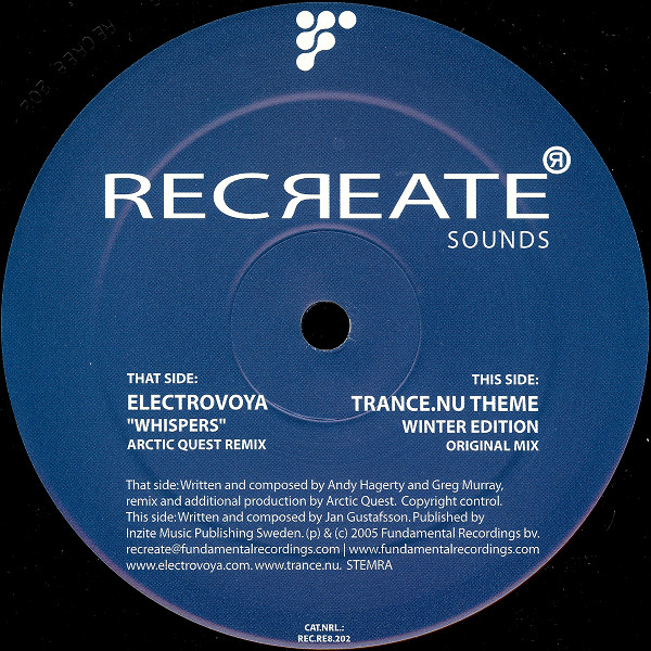 Electrovoya / Jan Gustafsson - Recreate Sounds Vol. 2 | Recreate Sounds (REC.RE8 202) - 3