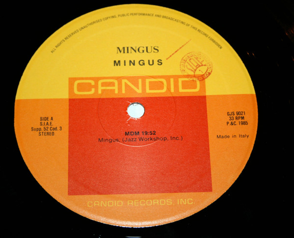 Charles Mingus - Mingus | Candid (GJS 9021) - 4