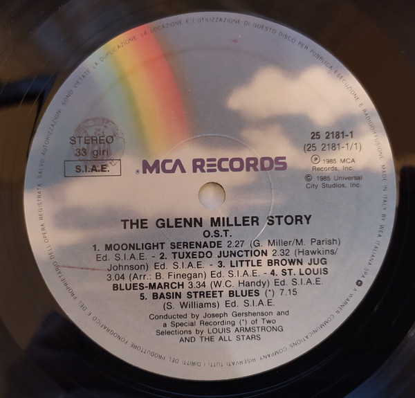 The Universal-International Orchestra Featuring Louis Armstrong And His All-Stars - The Glenn Miller Story | MCA Records (25 2181-1) - 3