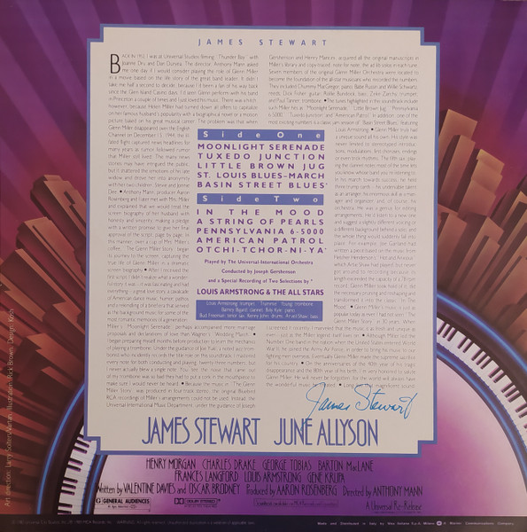 The Universal-International Orchestra Featuring Louis Armstrong And His All-Stars - The Glenn Miller Story | MCA Records (25 2181-1) - 2