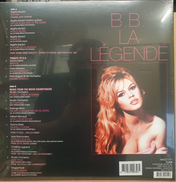 Brigitte Bardot - B.B. La Légende | Vinyl Passion (VP 90106) - 2 Brigitte Bardot - B.B. La Légende | Vinyl Passion (VP 90106) - 2