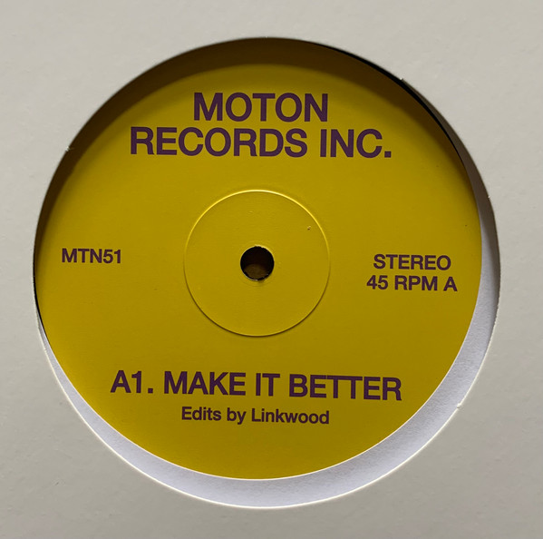 Linkwood - Linkwood Edits | Moton Records Inc. (MTN51) Linkwood - Linkwood Edits | Moton Records Inc. (MTN51)