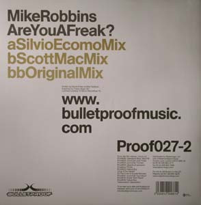 Mike Robbins - Are You A Freak? | Bulletproof Records (Proof027-2) - 2