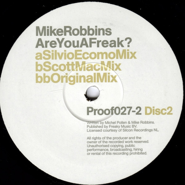 Mike Robbins - Are You A Freak? | Bulletproof Records (Proof027-2) - 4