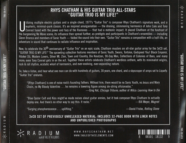 Rhys Chatham & His Guitar Trio All-Stars - Guitar Trio Is My Life! | Radium (TOE-CD-813) - 2 Rhys Chatham & His Guitar Trio All-Stars - Guitar Trio Is My Life! | Radium (TOE-CD-813) - 2