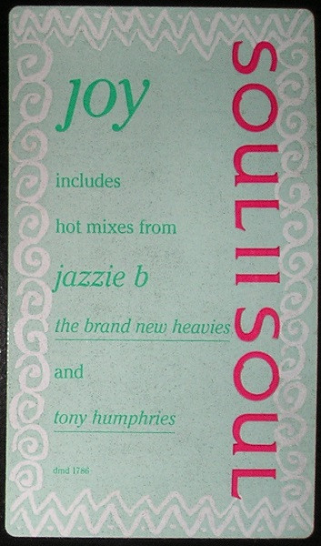 Soul II Soul - Joy | Virgin (DMD 1786) - 3