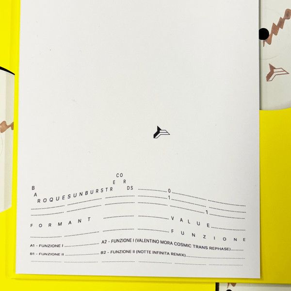 Formant Value , Valentino Mora , Notte Infinita - Funzione EP | Baroque Sunburst (BSUN011) - 3