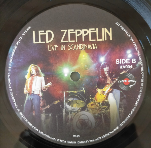 Led Zeppelin - Live In Scandinavia | Khemco (UK) Ltd (ILV004) - 4 Led Zeppelin - Live In Scandinavia | Khemco (UK) Ltd (ILV004) - 4