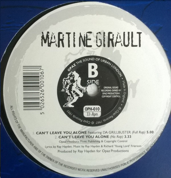 Martine Girault - Can't Leave You Alone | Opaz Records (OPH 010)