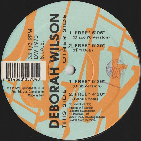 Deborah Wilson - Free | Dance And Waves (DW 1970) - main Deborah Wilson - Free | Dance And Waves (DW 1970) - main