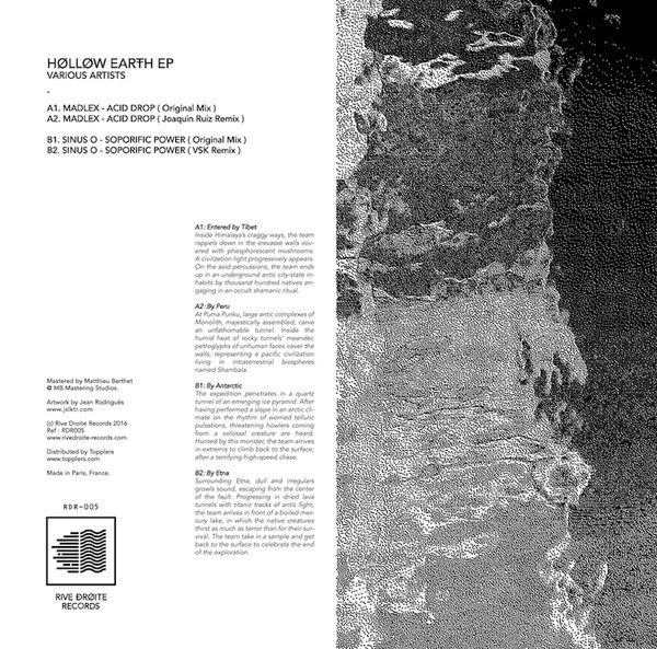Madlex / Sinus Ö - Hollow Earth EP | Rive Droite Records (RDR005)