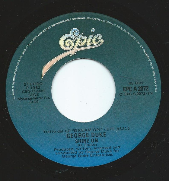 George Duke - Shine On | Epic (EPC A 2072) - 3 George Duke - Shine On | Epic (EPC A 2072) - 3