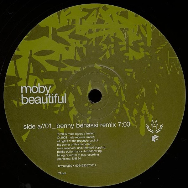 Moby - Beautiful | Mute (12mute360) Moby - Beautiful | Mute (12mute360)
