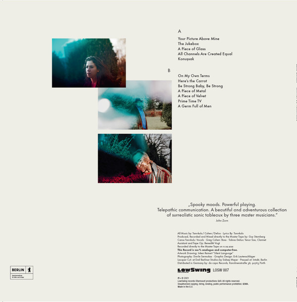 Ayşe Cansu Tanrikulu , Greg Cohen , Tobias Delius - Kantoj De Fermiteco | LowSwing Records (LOSW007) - 3