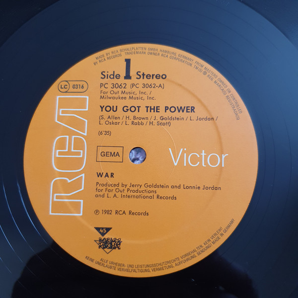 War - You Got The Power | RCA Victor (PC 3062) - 2