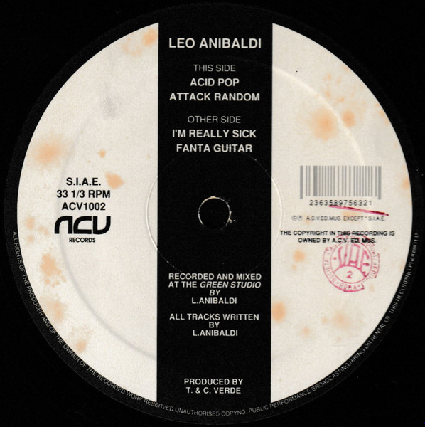 Leo Anibaldi - Acid Pop | ACV (ACV1002) - 2
