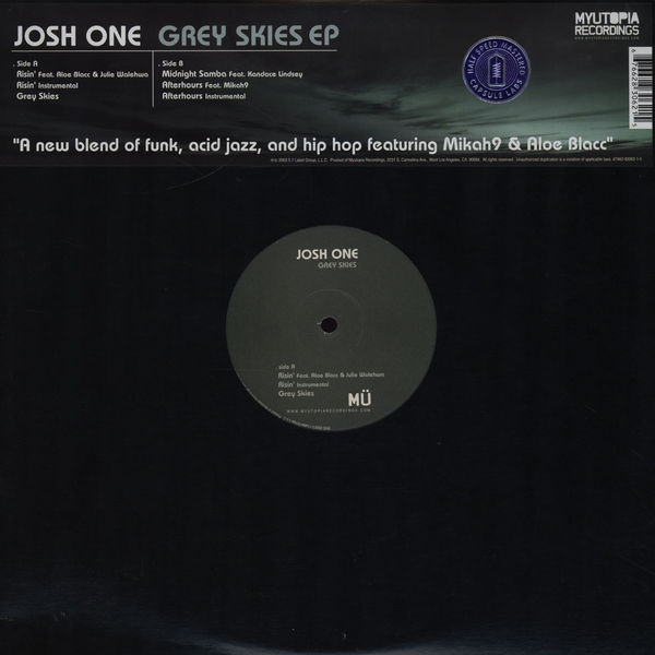 Josh One - Grey Skies EP | Myutopia Recordings (67662-83062-1-5)