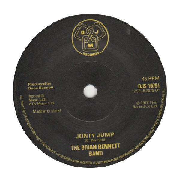 Brian Bennett Band - The Girls Back Home | DJM Records (DJS 19791) - 3