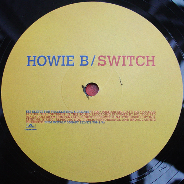 Howie B. - Switch | Polydor (571 709-1) - 3