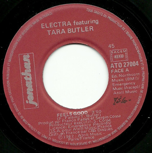 Electra Featuring Tara Butler - Feels Good | Jonathan (ATO 27004) - 3
