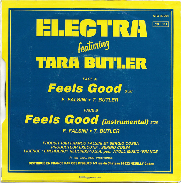 Electra Featuring Tara Butler - Feels Good | Jonathan (ATO 27004) - 2