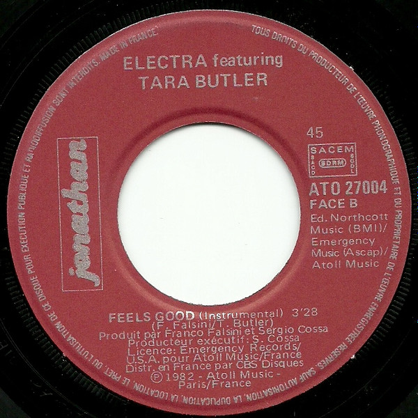 Electra Featuring Tara Butler - Feels Good | Jonathan (ATO 27004) - 4