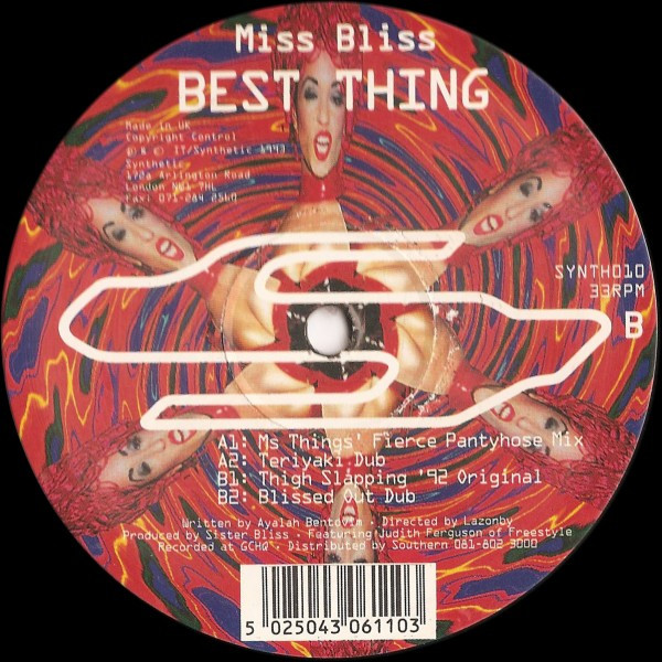 Miss Bliss - Best Thing | Synthetic Records (SYNTH010)