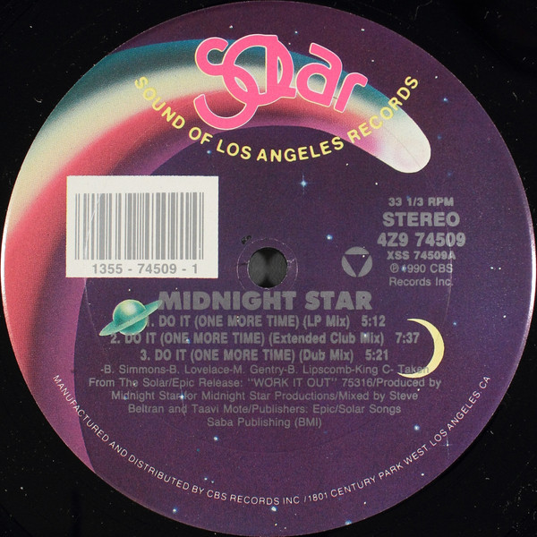 Midnight Star - Do It (One More Time) | Solar (4Z9 74509)