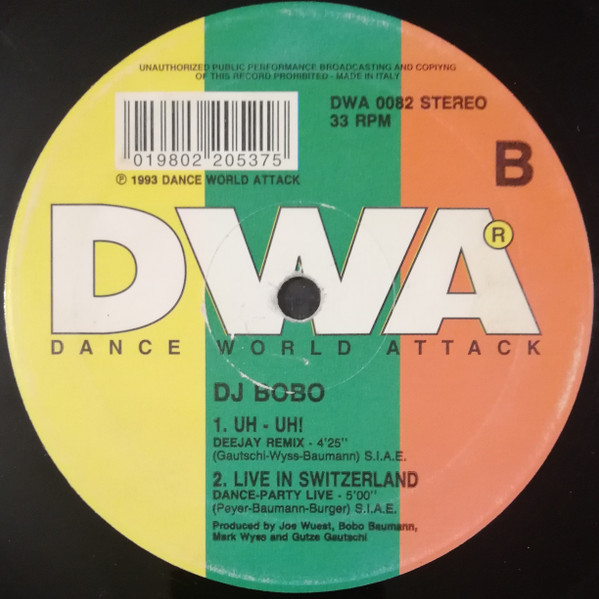 DJ BoBo - Somebody Dance With Me | DWA (Dance World Attack) (DWA 0082) - 3