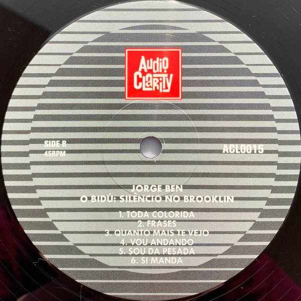 Jorge Ben - O Bidú: Silêncio No Brooklin | Audio Clarity (ACL0015) - 4