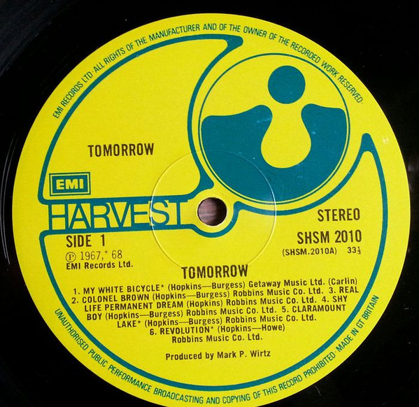 Tomorrow - Tomorrow | Harvest (SHSM 2010) - 2