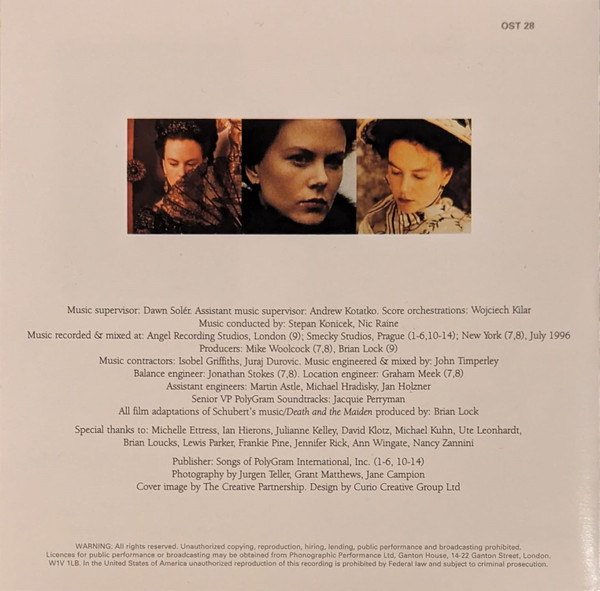 Wojciech Kilar - The Portrait Of A Lady (Original Motion Picture Soundtrack) | Decca (OST 28) - 4