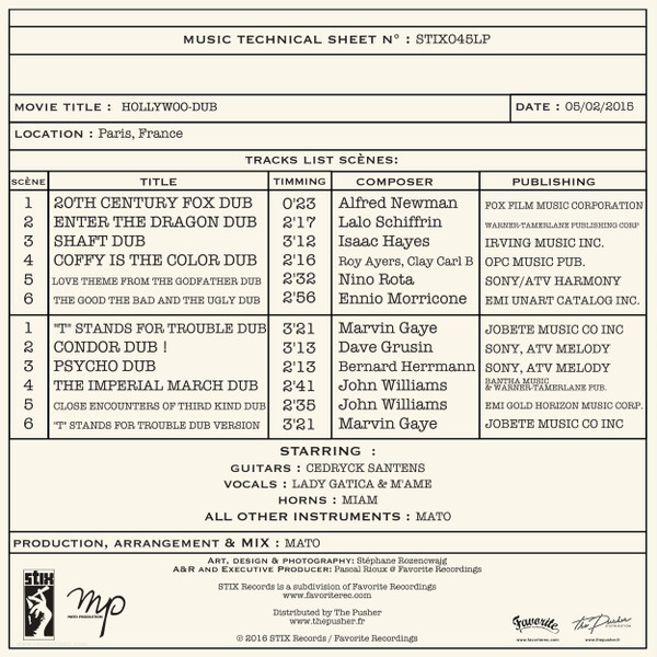 Mato - Hollywoo Dub | Stix (STIX045LP) - main