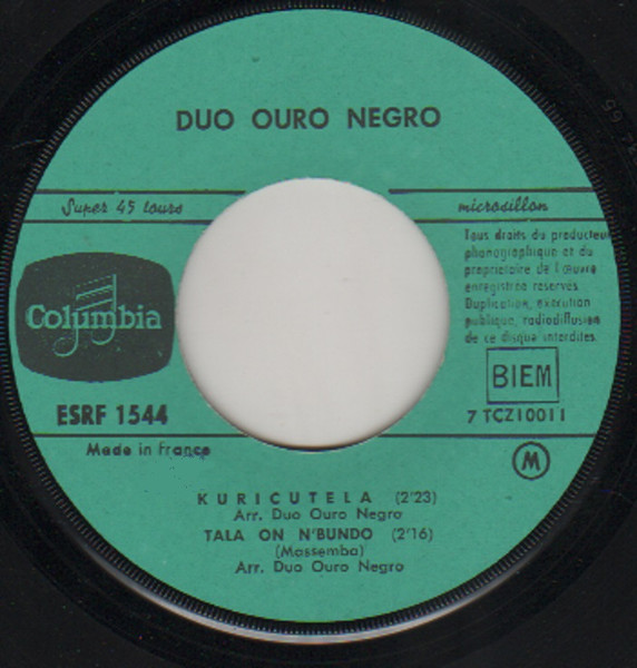 Duo Ouro Negro - Kuricutela | Columbia (ESRF 1544) - 3