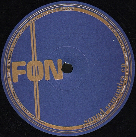 Clemens Neufeld - Sound Semantics EP | Fön (fön7)