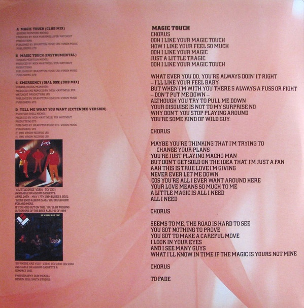 Loose Ends - Magic Touch (Club Mix) | Virgin (VS 761 - 12) - 8 Loose Ends - Magic Touch (Club Mix) | Virgin (VS 761 - 12) - 8