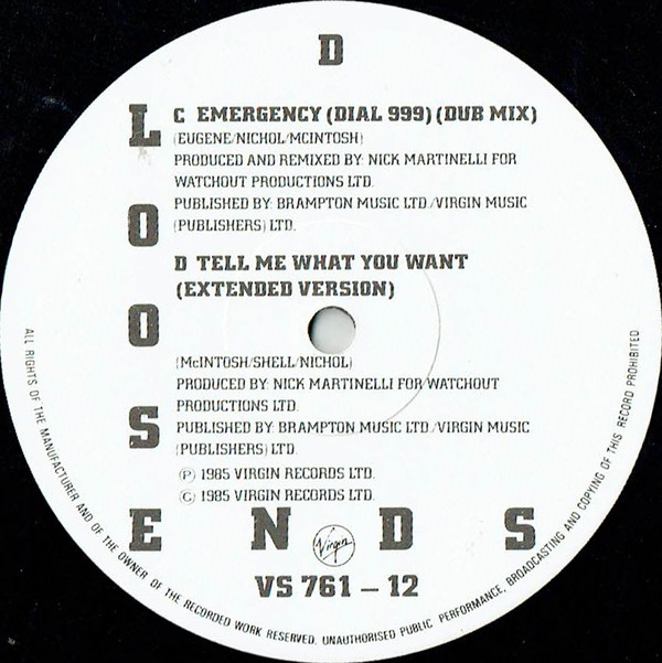 Loose Ends - Magic Touch (Club Mix) | Virgin (VS 761 - 12) - 7 Loose Ends - Magic Touch (Club Mix) | Virgin (VS 761 - 12) - 7