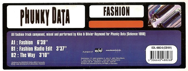 Phunky Data - Fashion | Edel (EDL 4882-6) - 5