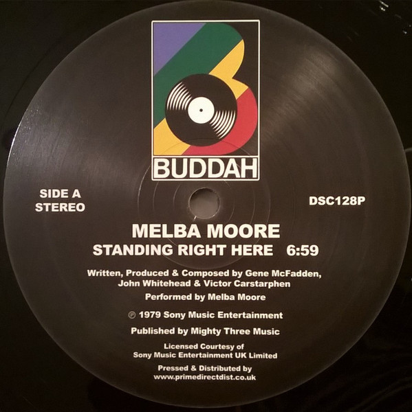 Melba Moore - Standing Right Here / Make Me Believe In You | Buddah Records (DSC128P)