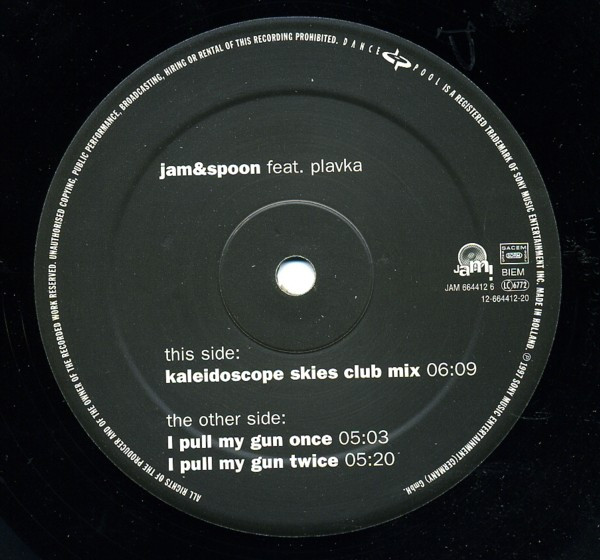 Jam & Spoon Feat. Plavka - Kaleidoscope Skies | Dance Pool (JAM 664412 6) - 3