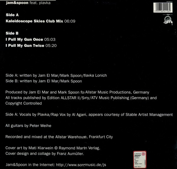 Jam & Spoon Feat. Plavka - Kaleidoscope Skies | Dance Pool (JAM 664412 6) - 2